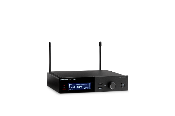 SLX-D+ DIGITAL WIRELESS RECEIVER, SINGLE CHANNEL HALF RACK